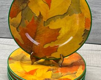 FEUILLE D AUTOMNE BY PHILIPPE DESHOULIERES LIMOGES FRANCE