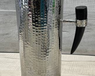 ORION WATER PITCHER WITH BUFFALO HORN HANDLE