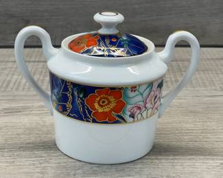 RAYNAUD LIMOGES JARDIN DE PRINTEMPS SUGAR BOWL