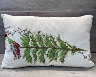 POTTERY BARN GNOME CHRISTMAS PILLOW