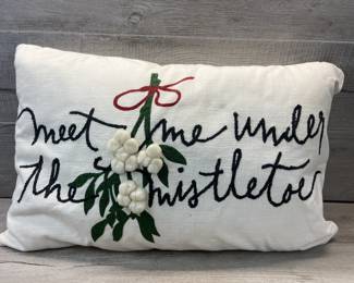 POTTERY BARN CHRISTMAS TOSS PILLOW