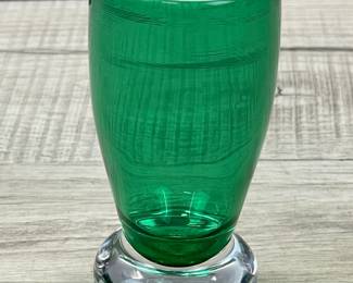 JANET ZUG HAND BLOWN SIGNED CORDIAL GLASS