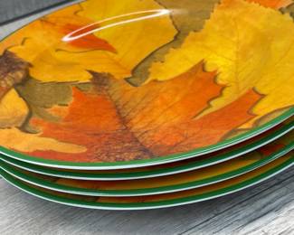 FEUILLE D AUTOMNE BY PHILIPPE DESHOULIERES LIMOGES FRANCE