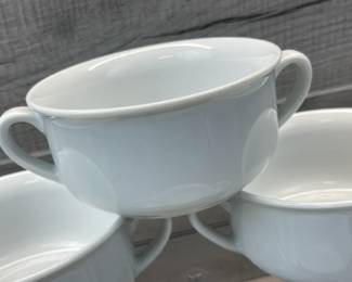 WILLIAMS SONOMA ESSENTIAL WHITE SOUP BOWLS