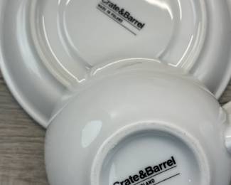 CRATE & BARREL CUP & SAUCER