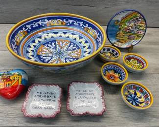 ITALIAN CERAMICS POSITANO VOLPI DERUTA