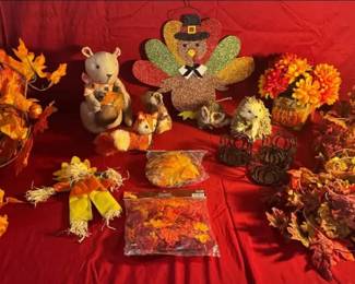 Mystery Lot Of Fall Decor