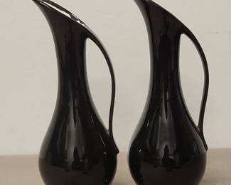 Two Black Vases 