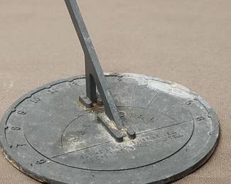 Penncraft Cast Metal Sun Dial 