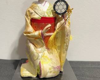 Vintage Geisha Doll with Drum