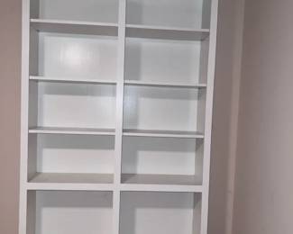Tall White Shelving Unit 2 by Inwood Furniture