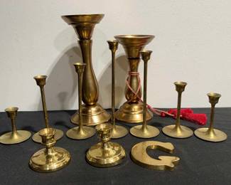 Brass Candle Holders More