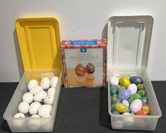 Blank Eggs, Colorful Eggs Washi Eggs Kit