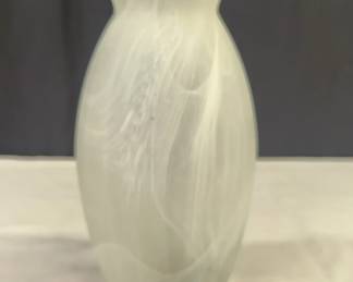 Frosted Smoked Glass Vase
