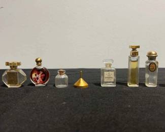 Assorted Small Perfume Bottles A Tiny Funnel
