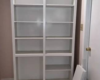 Tall White Shelving Unit 1 by Inwood Furniture