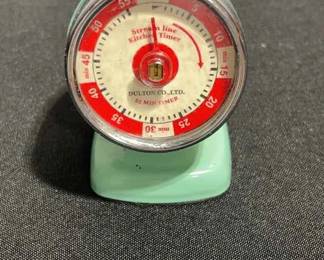 Stream line Kitchen Timer Mint Green Vintage Color