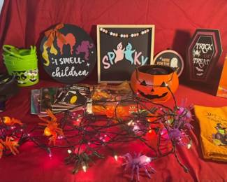 Mystery Lot Of Halloween Items