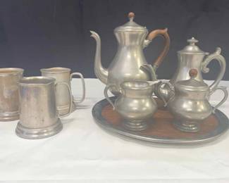 Pewter Tea Set