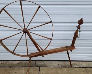 Antique Wool Wheel 