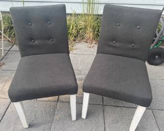 Two Grey Chairs