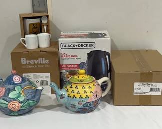 Tea Coffee Items  Some New in Box