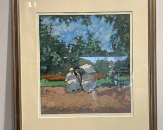 Framed Summer Elegance Numbered Signed Print