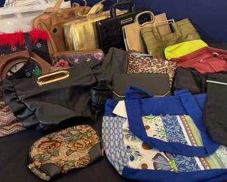 Mystery Lot Of Handbags, Wallets Etc