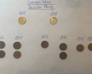  05 German Coins 
