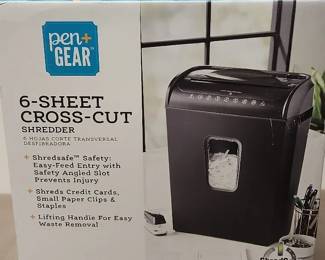 6 Sheet Cross Cut Shreeder