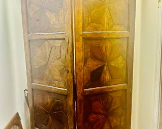 Theodore Alexander Wood Screens - 2 bifolds 