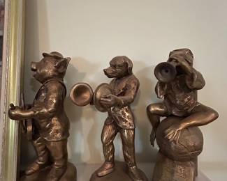 Solid brass Sarreid LTD  figures 15 inches tall