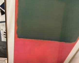 Framed Mark Rothko