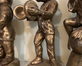 Sarreid LTD solid Brass figurines 