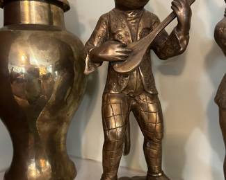 Sarreid LTD solid Brass figurines 