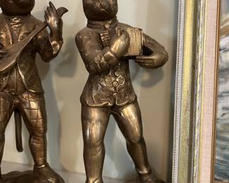 Sarreid LTD solid Brass figurines 