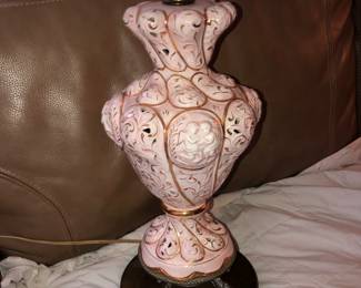 Capodimonte Lamp - We have a Pair!