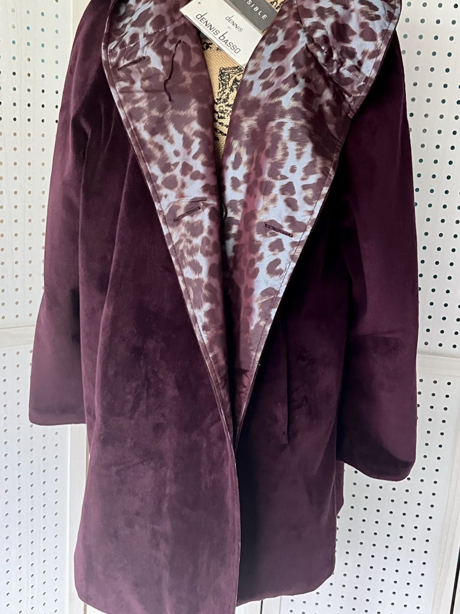 Dennis Basso reversible Women’s coat. 1X .