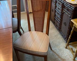 Mid century dinning  chairs Drexel 