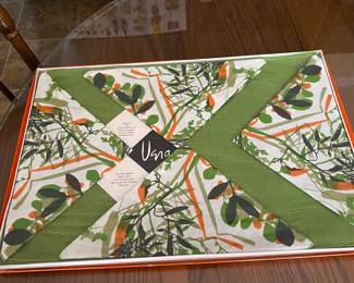  I gave brand new set of placemats 