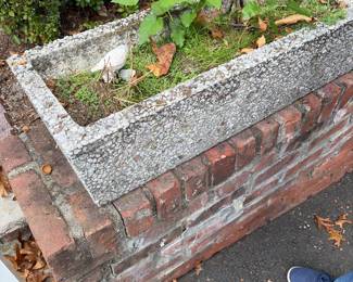 Cement flower box 