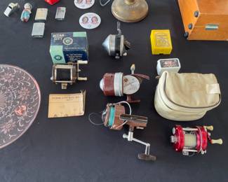 Vintage fishing reels