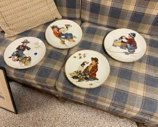 Norman Rockwell plates