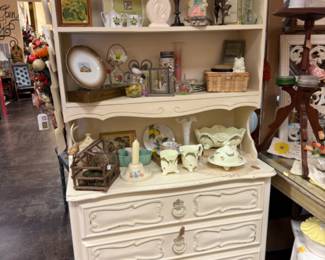 french provincial hutch/dresser