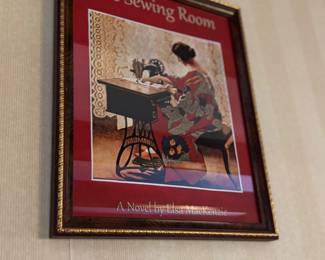 Cute framed sewing