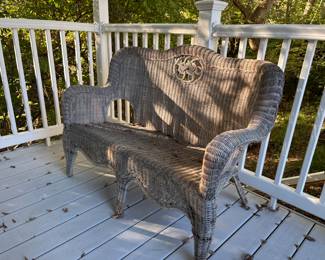 Wicker outdoor furniture