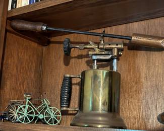 Vintage brass blow torch