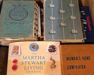 Vintage cookbooks.