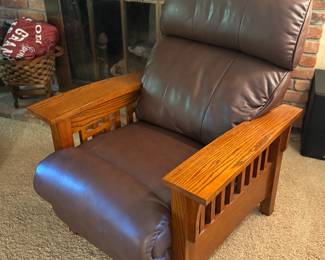 Lay Z Boy leather recliner