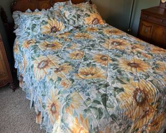 Matching antique bed
